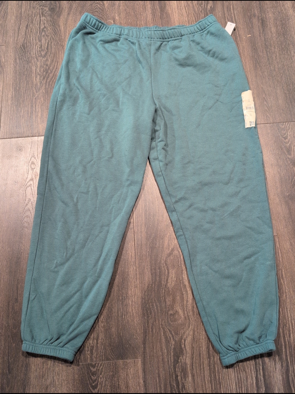 No Boundaries Women's Fleece Jogger Pants Green Emerald Size 2XL (20) NWT